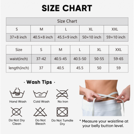 Sweat Band Waist Trainer for Women Meidong Waist Trimmer Belt for Weight Loss and Slimming，Sweat Belt with Tummy Control & Sauna Suit Effect
